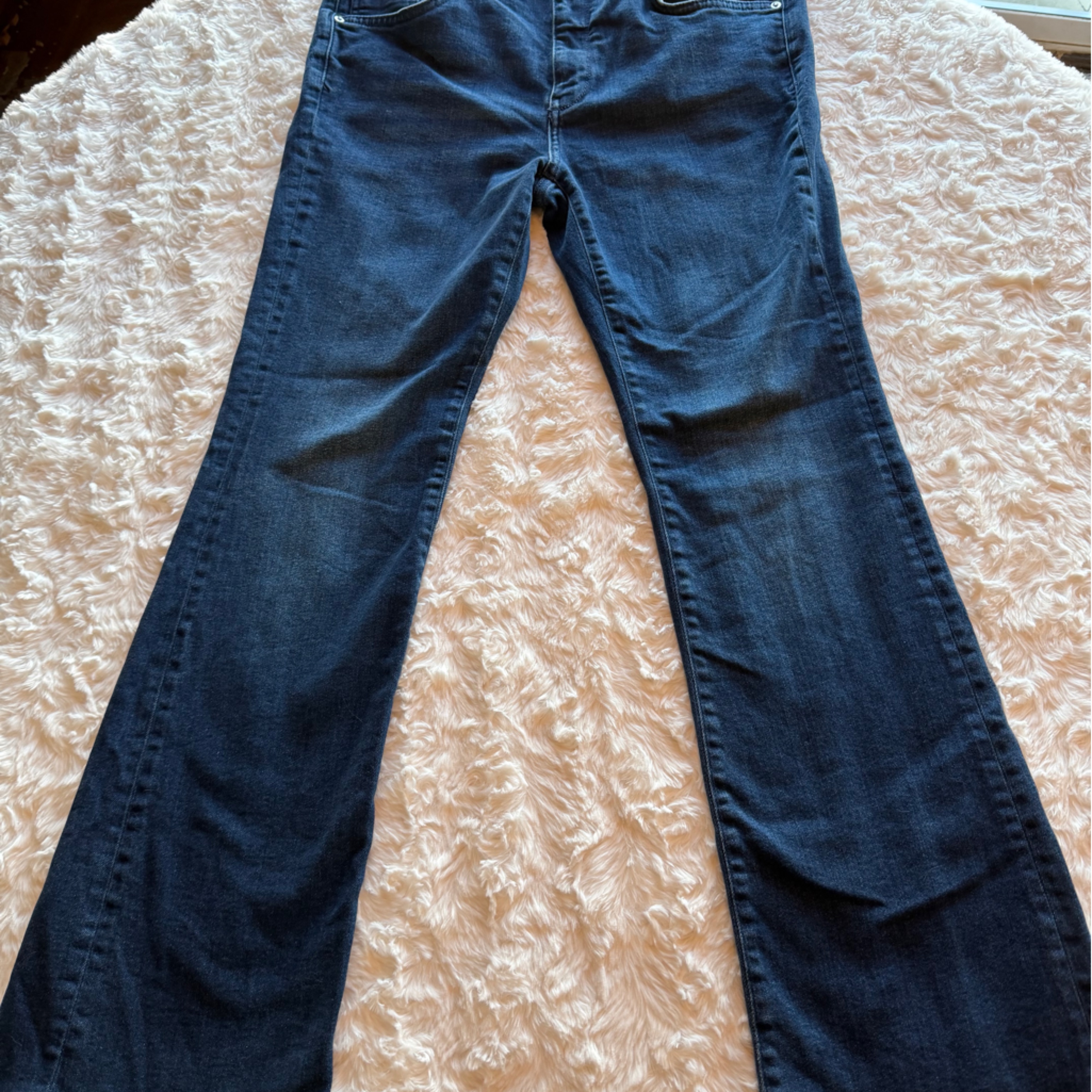 Pilcro Women's Boot Cut Jeans In Deep Blue